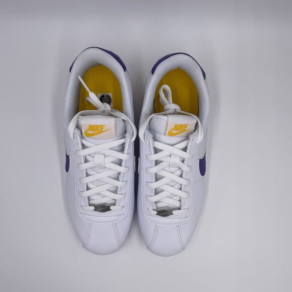 Nike Cortez White / Purple Women's Shoes - Picture 5 of 8